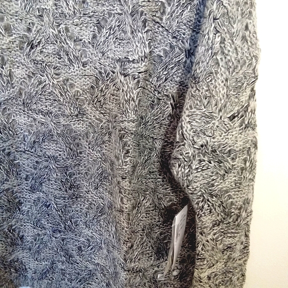 Marled Pointelle Knit Batwing Sweater - Picture 13 of 13
